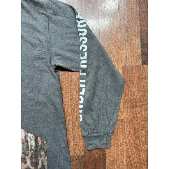 Logic Under Pressure Long Sleeve Anvil Lightweight Tee Shirt Mens Large Dk Gray - Picture 3 of 10